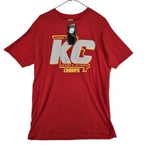 Kansas City Chiefs Shirt Mens Large NFL Football Fanatics Tee T-Shirt